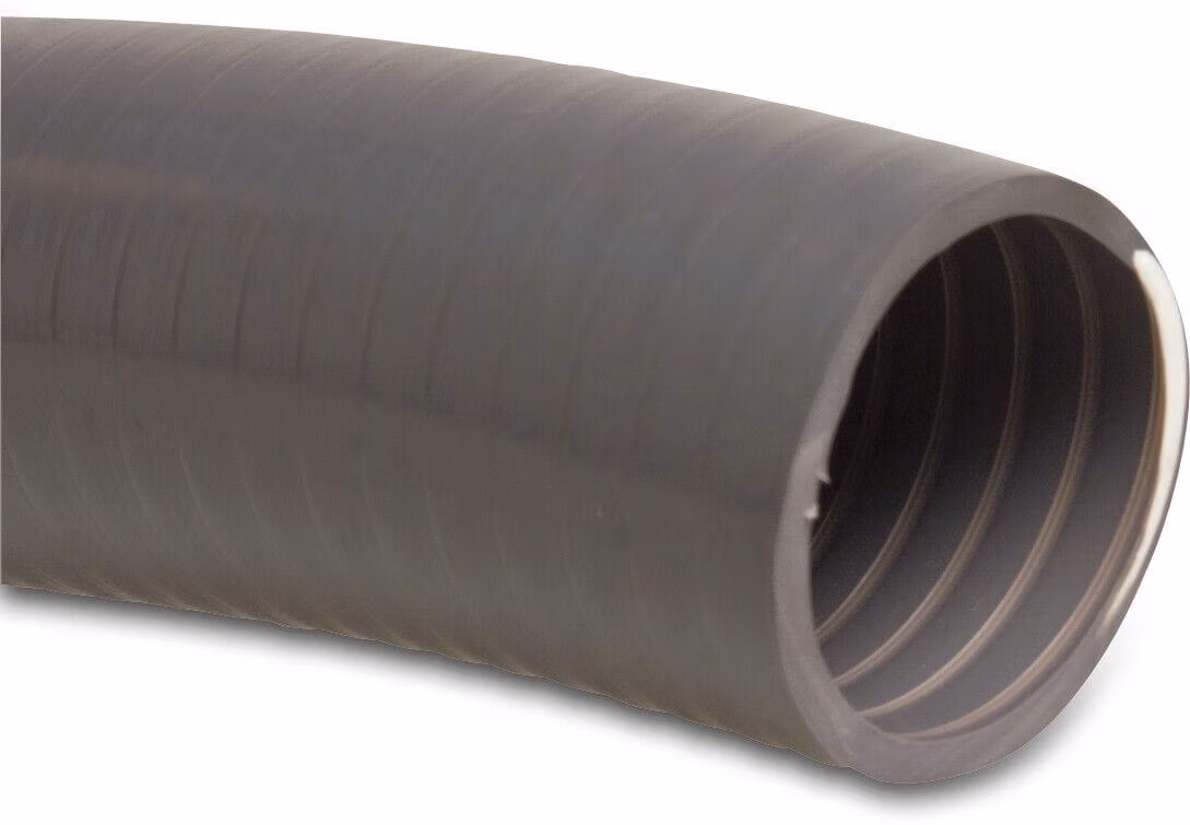 0519017 Poolslange PVC 43 mm x 50 mm 6bar Grå 25m - Billede 1